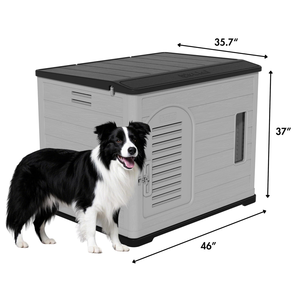 Large plastic doghouse 