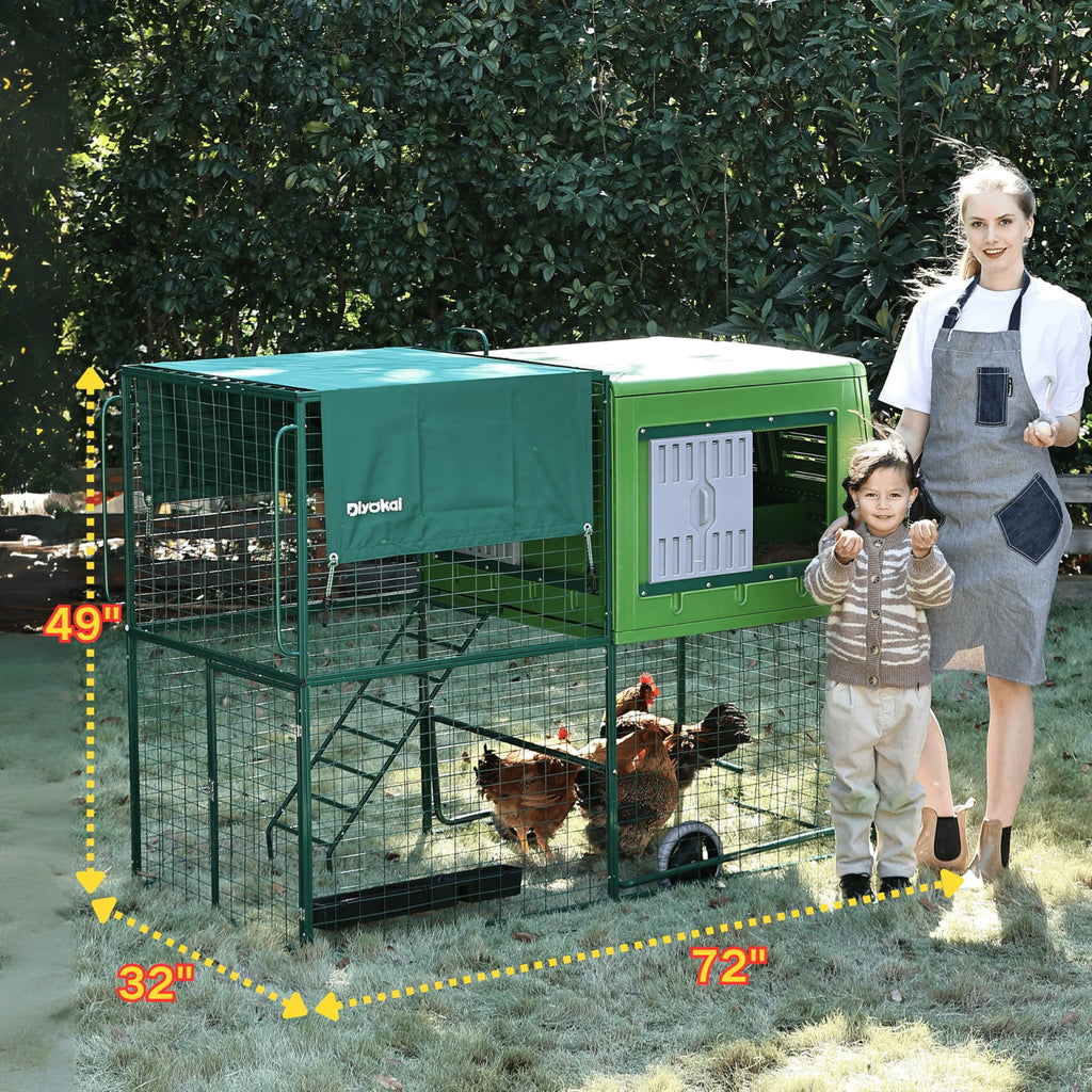 Chicken with Run Outdoor Portable 