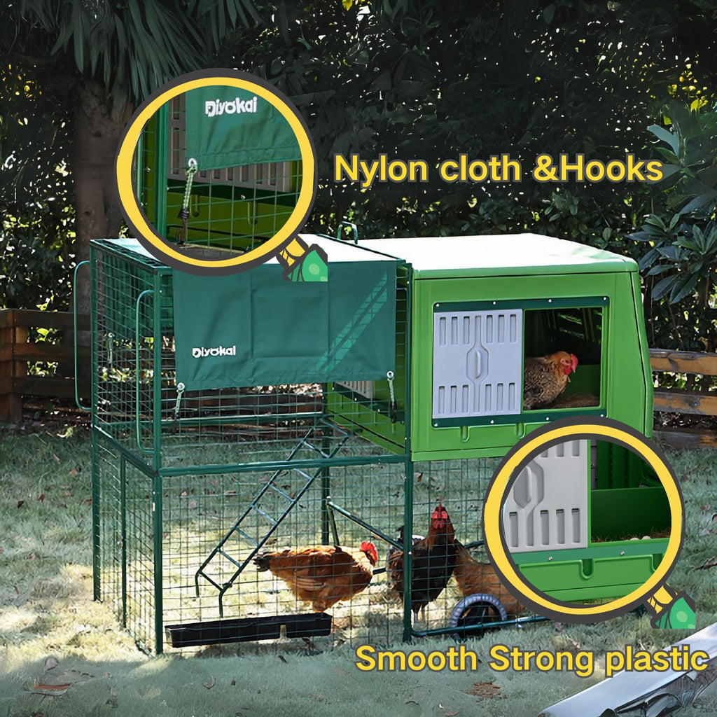 Chicken with Run Outdoor Portable 