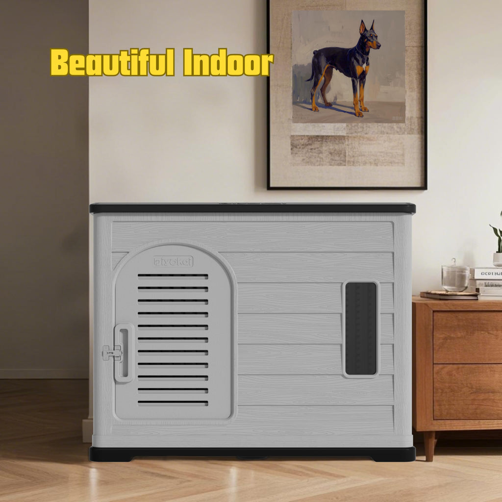 Large plastic doghouse 