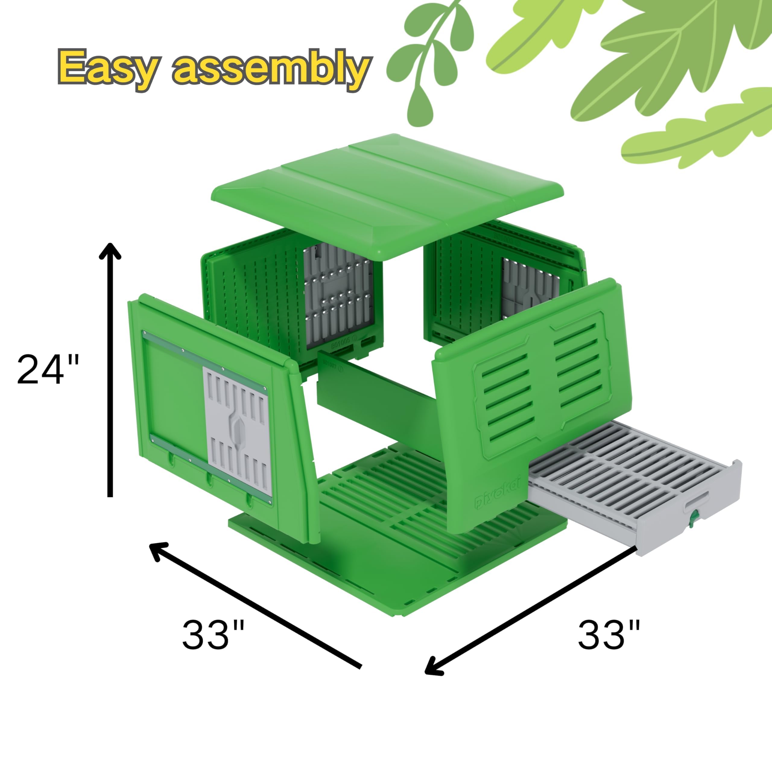 Chicken with Run Outdoor Portable 